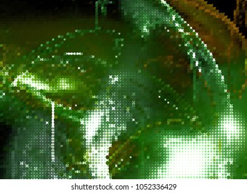 Abstract background. Spotted halftone effect. Dots, circles. Vector clip art