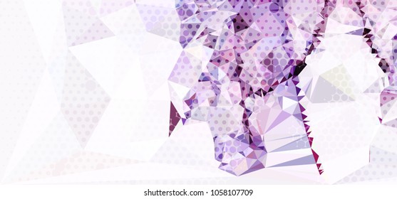 Abstract background. Spotted halftone effect. Dots, circles. Vector clip art