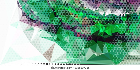 Abstract background. Spotted halftone effect. Dots, circles. Vector clip art