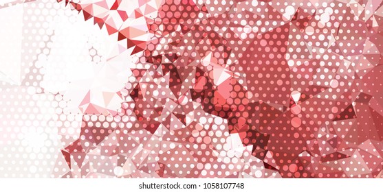 Abstract background. Spotted halftone effect. Dots, circles. Vector clip art