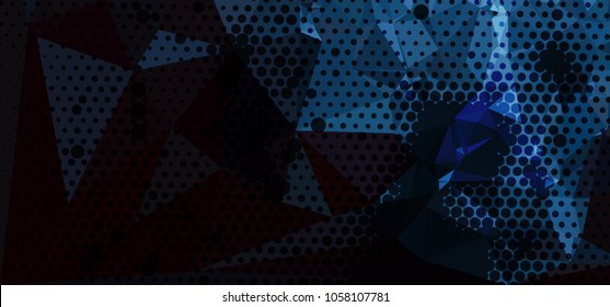 Abstract background. Spotted halftone effect. Dots, circles. Vector clip art