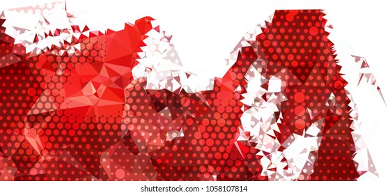 Abstract background. Spotted halftone effect. Dots, circles. Vector clip art