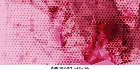 Abstract background. Spotted halftone effect. Dots, circles. Vector clip art