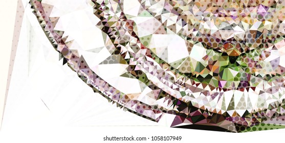 Abstract background. Spotted halftone effect. Dots, circles. Vector clip art