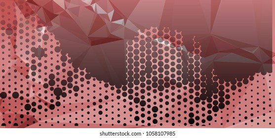 Abstract background. Spotted halftone effect. Dots, circles. Vector clip art