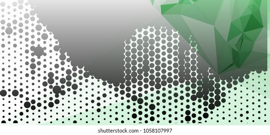 Abstract background. Spotted halftone effect. Dots, circles. Vector clip art