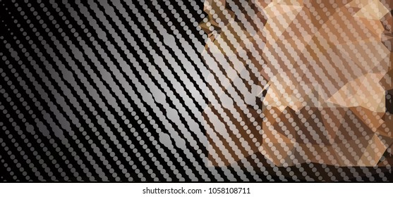 Abstract background. Spotted halftone effect. Dots, circles. Vector clip art