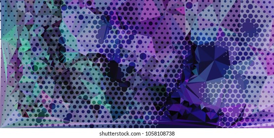 Abstract background. Spotted halftone effect. Dots, circles. Vector clip art