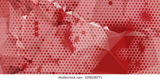 Abstract background. Spotted halftone effect. Dots, circles. Vector clip art
