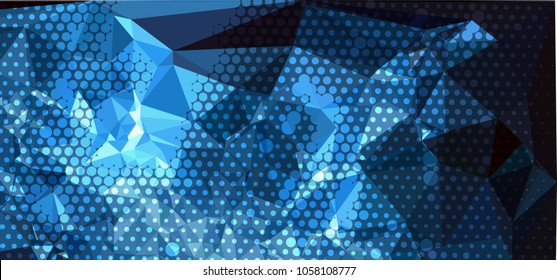 Abstract background. Spotted halftone effect. Dots, circles. Vector clip art