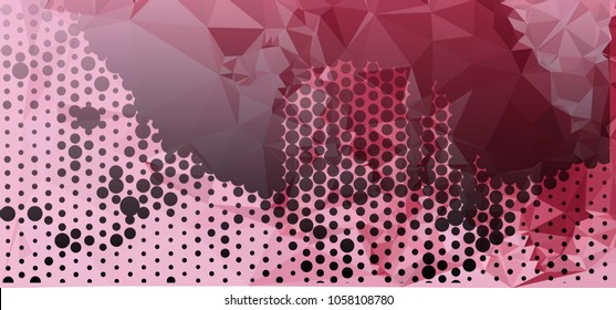 Abstract background. Spotted halftone effect. Dots, circles. Vector clip art