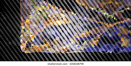 Abstract background. Spotted halftone effect. Dots, circles. Vector clip art