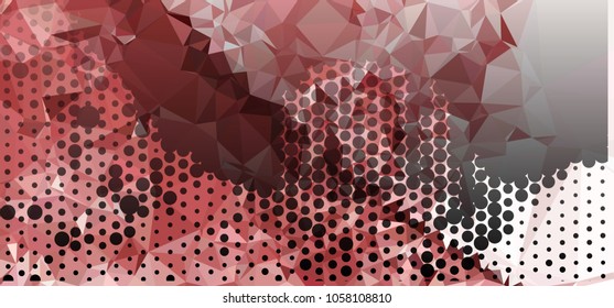 Abstract background. Spotted halftone effect. Dots, circles. Vector clip art