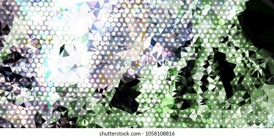 Abstract background. Spotted halftone effect. Dots, circles. Vector clip art