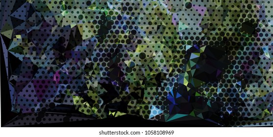 Abstract background. Spotted halftone effect. Dots, circles. Vector clip art
