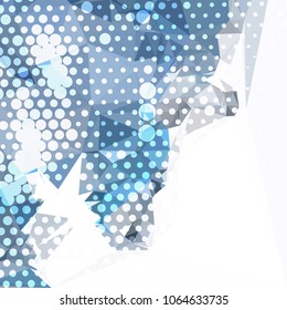 Abstract background. Spotted halftone effect. Vector clip art