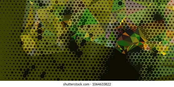 Abstract background. Spotted halftone effect. Vector clip art