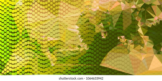 Abstract background. Spotted halftone effect. Vector clip art