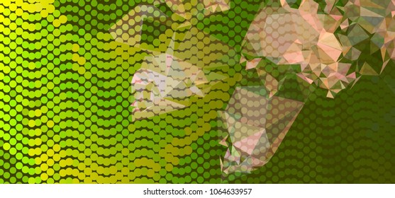 Abstract background. Spotted halftone effect. Vector clip art