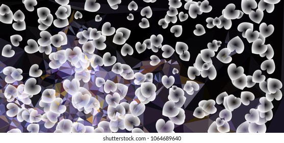 Abstract background. Spotted halftone effect. Vector clip art