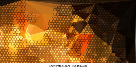 Abstract background. Spotted halftone effect. Vector clip art