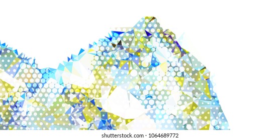 Abstract background. Spotted halftone effect. Vector clip art