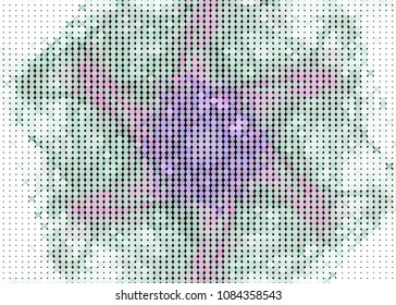 Abstract background. Spotted halftone effect. Dots, circles. Vector clip art