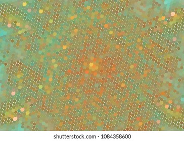 Abstract background. Spotted halftone effect. Dots, circles. Vector clip art