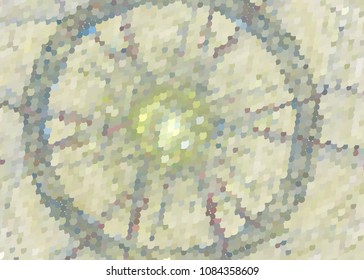 Abstract background. Spotted halftone effect. Dots, circles. Vector clip art