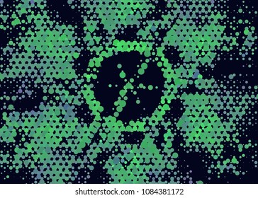 Abstract background. Spotted halftone effect. Dots, circles. Vector clip art