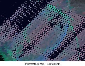 Abstract background. Spotted halftone effect. Dots, circles. Vector clip art