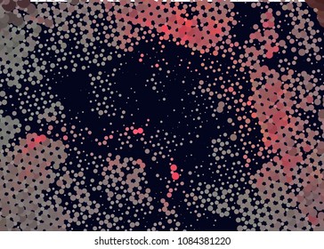 Abstract background. Spotted halftone effect. Dots, circles. Vector clip art