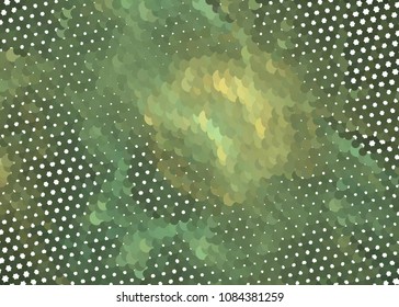 Abstract background. Spotted halftone effect. Dots, circles. Vector clip art