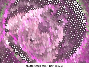 Abstract background. Spotted halftone effect. Dots, circles. Vector clip art