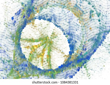 Abstract background. Spotted halftone effect. Dots, circles. Vector clip art