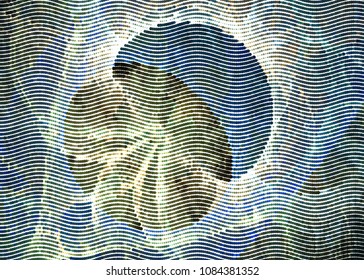 Abstract background. Spotted halftone effect. Dots, circles. Vector clip art