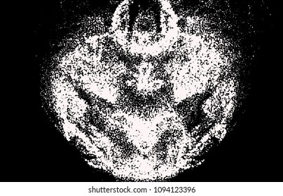 Abstract background. Spotted halftone effect. Dots, circles. Vector clip art