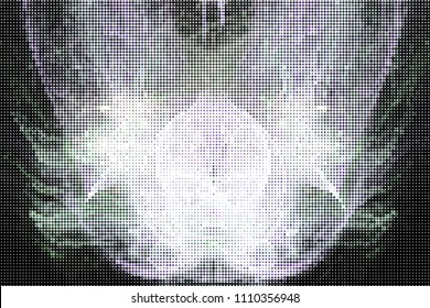 Abstract background. Spotted halftone effect. Vector clip art
