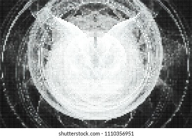 Abstract background. Spotted halftone effect. Vector clip art