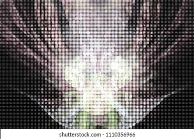 Abstract background. Spotted halftone effect. Vector clip art