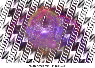 Abstract background. Spotted halftone effect. Vector clip art