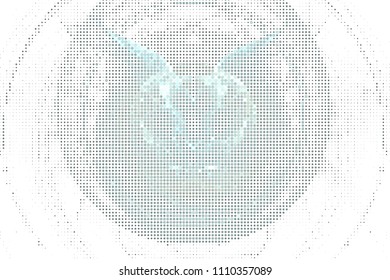 Abstract background. Spotted halftone effect. Vector clip art