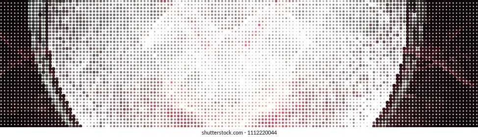 Abstract background. Spotted halftone effect. Dots, circles. Vector clip art