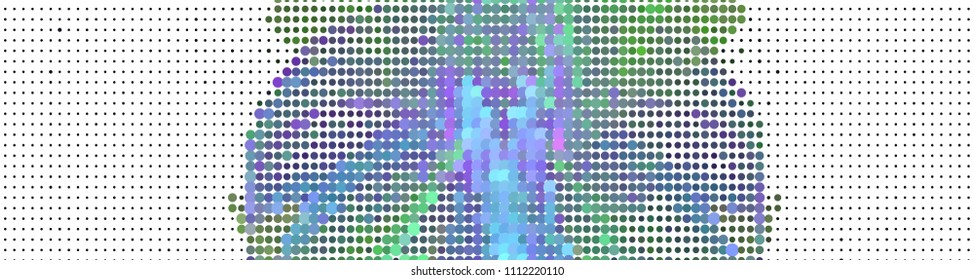 Abstract background. Spotted halftone effect. Dots, circles. Vector clip art