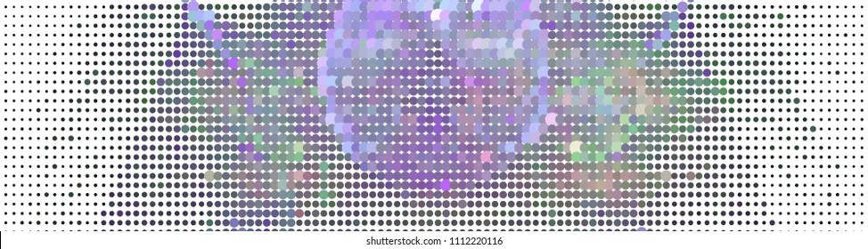 Abstract background. Spotted halftone effect. Dots, circles. Vector clip art