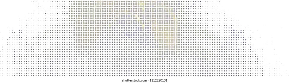 Abstract background. Spotted halftone effect. Dots, circles. Vector clip art