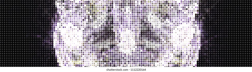 Abstract background. Spotted halftone effect. Dots, circles. Vector clip art