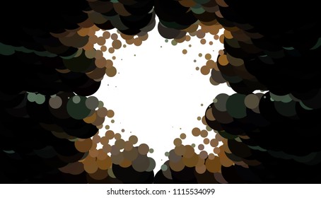 Abstract  background. Spotted halftone effect. Dots, circles. Vector clip art
