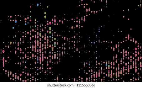 Abstract background. Spotted halftone effect. Dots, circles. Vector clip art