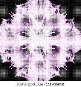 Abstract  background. Spotted halftone effect. Dots, circles. Vector clip art